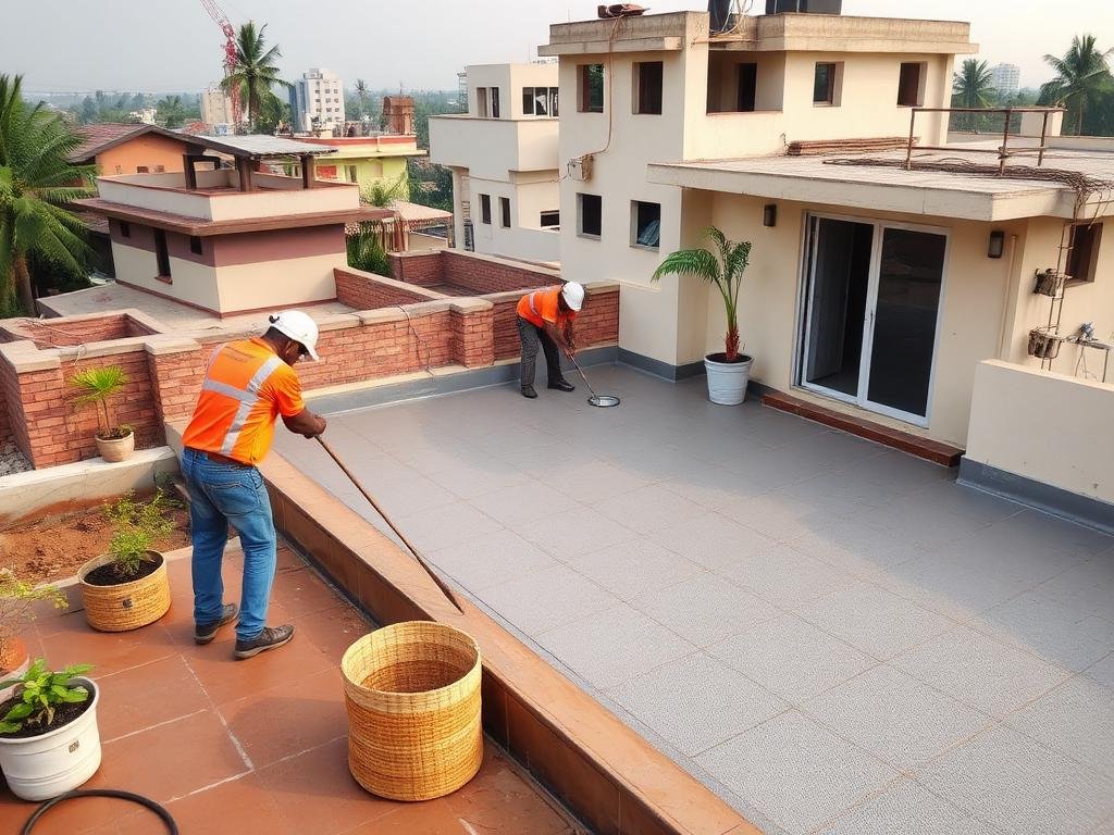 Terrace Waterproofing & Membrane Coating for Leak-Free Living